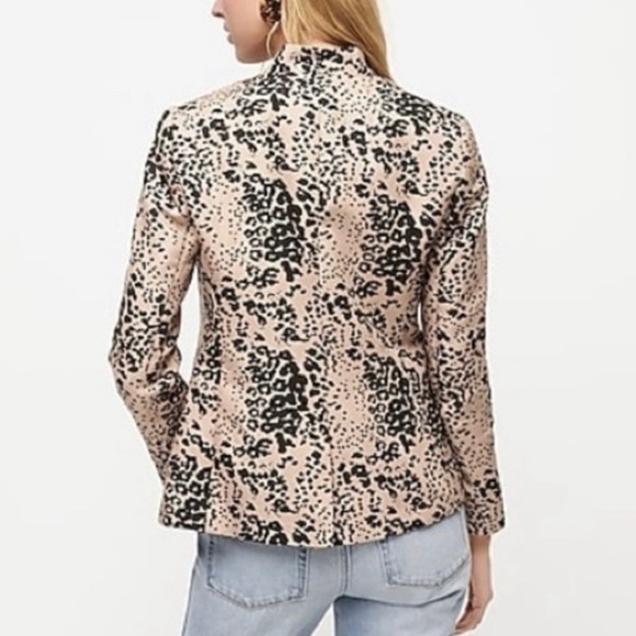 J. Crew Going-Out Blazer in Leopard Print - Picture 2 of 15